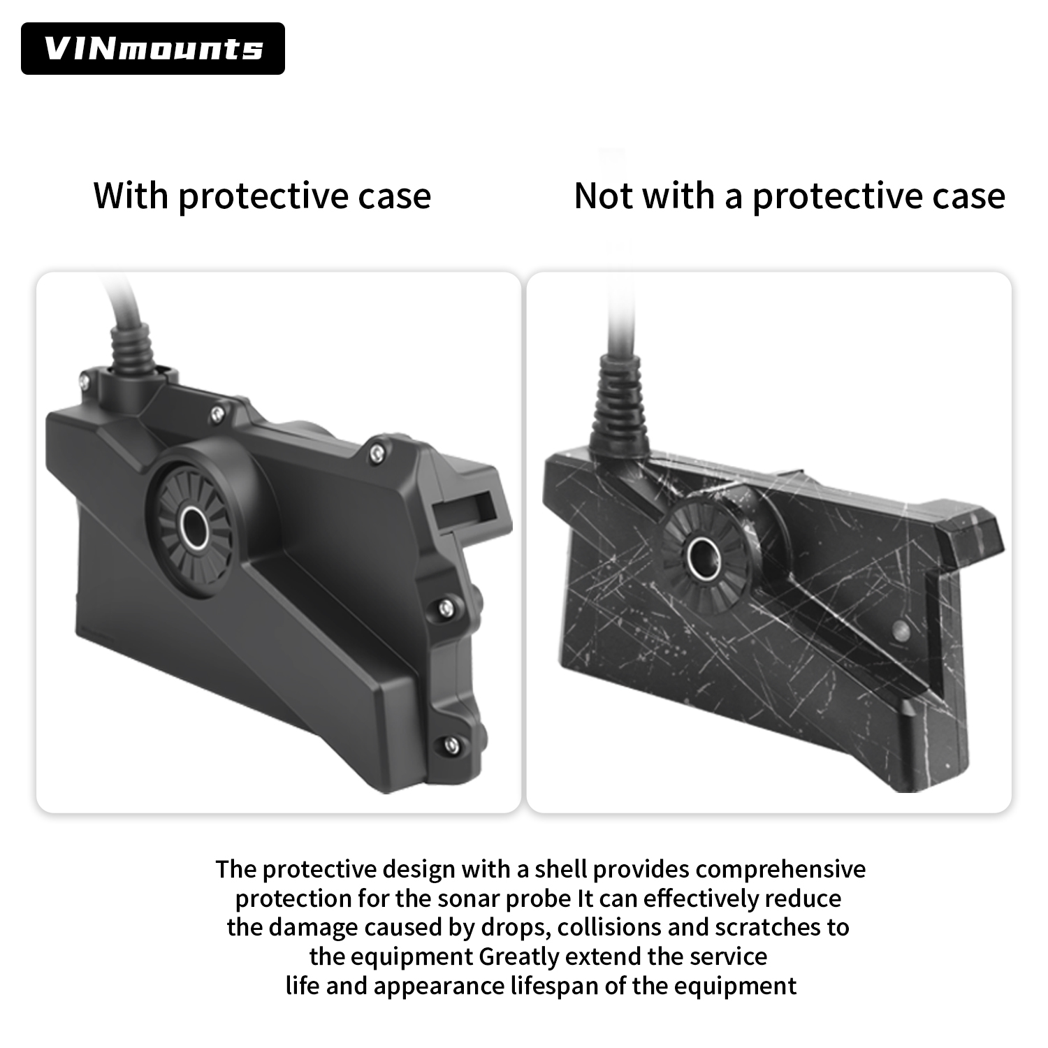 Fish Finder Mount - VIN Mounts Garmin LVS34 LiveScope Transducer