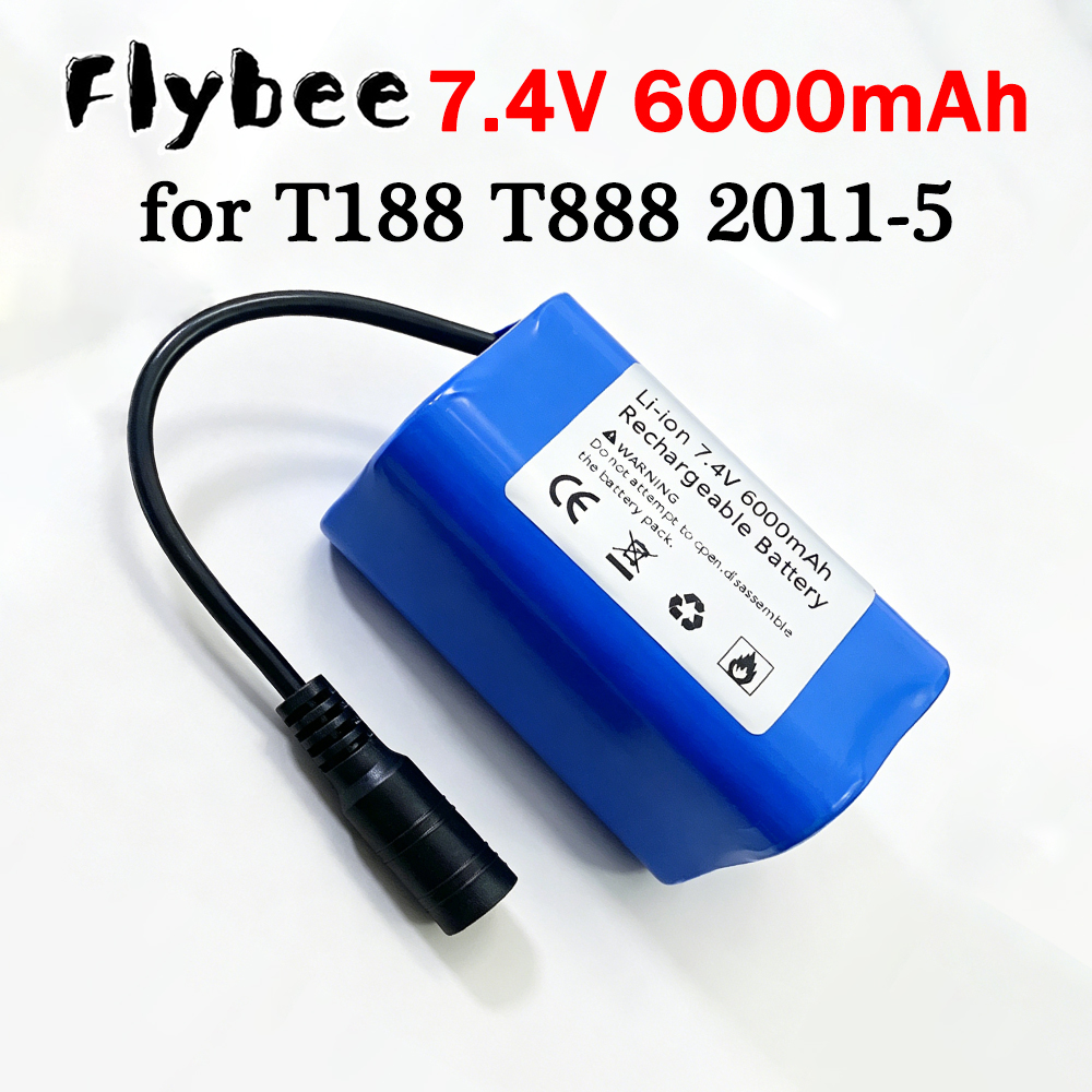 Fish Finder Charger - Li-ion 6000mAh 7.4V 2S1P Battery For