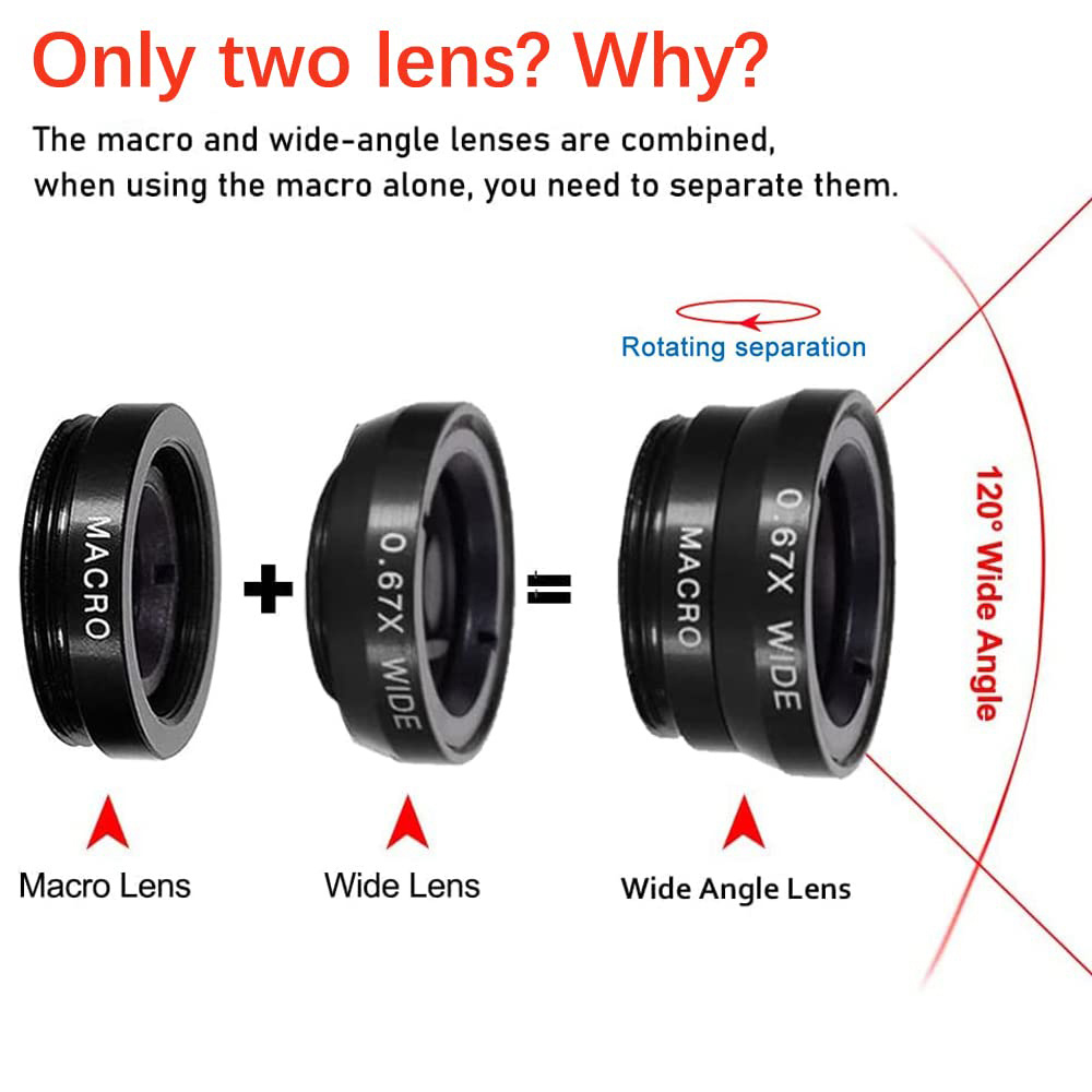 Universal 3 in 1 Fish Eye Lens - Fishing Camera review and price