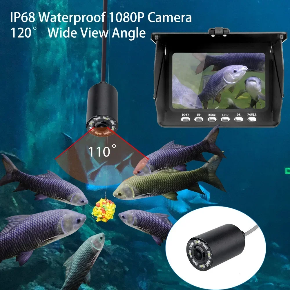 Fish Finder 5.0 Inch LCD Displ - Fish Finder Cable review and price