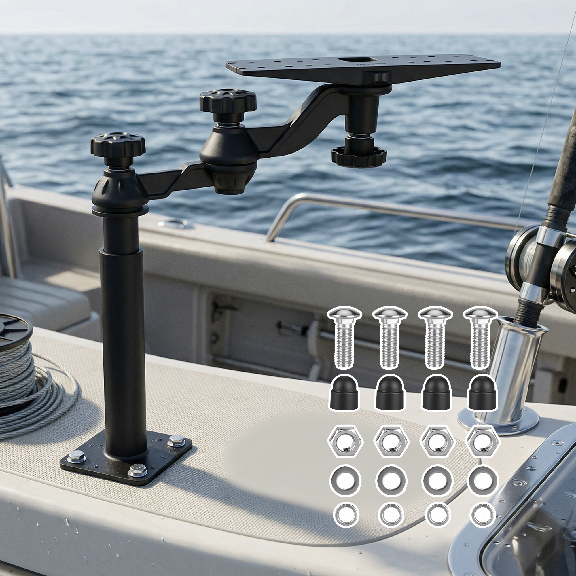 Telescoping Fish Finder Mount  - Fish Finder review and price