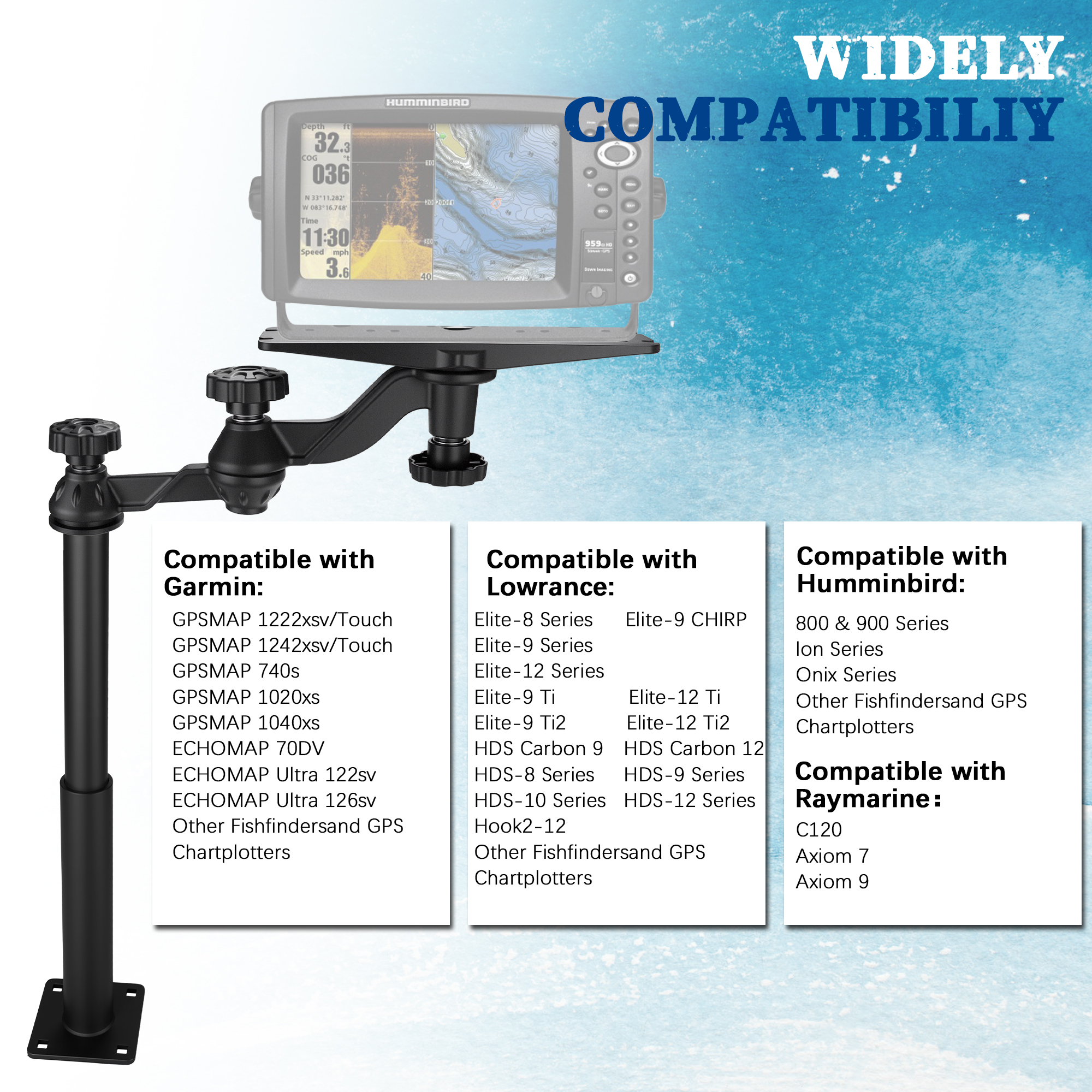 Telescoping Fish Finder Mount  - Fish Finder review and price