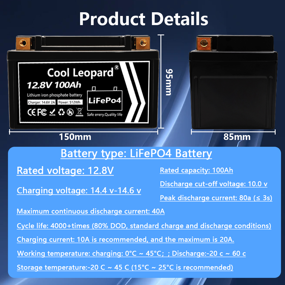 Lightweight 12V 100Ah LiFePO4  - Fish Finder Charger review and price
