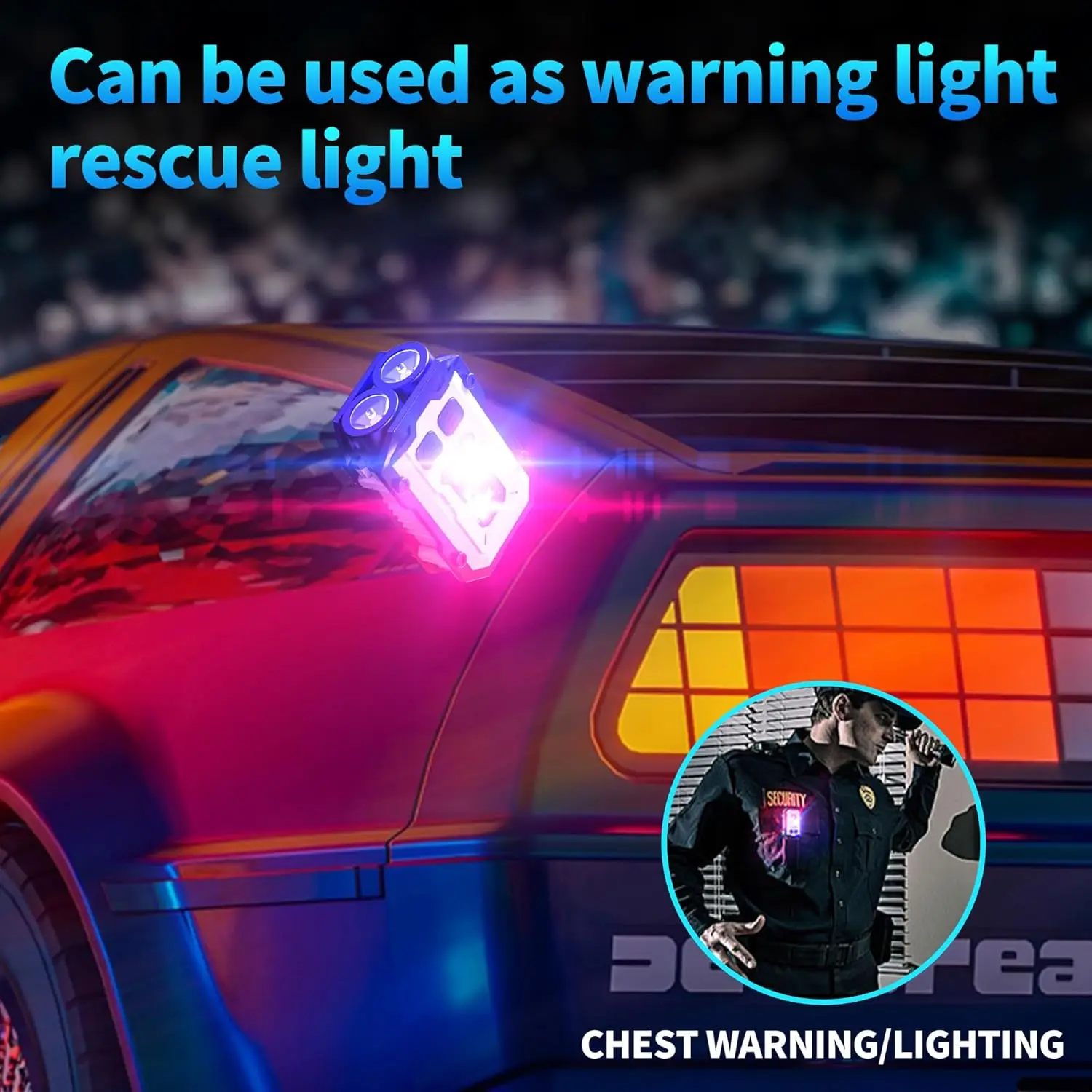 Clip-On Flashlight Rechargeabl - Fishing Light review and price