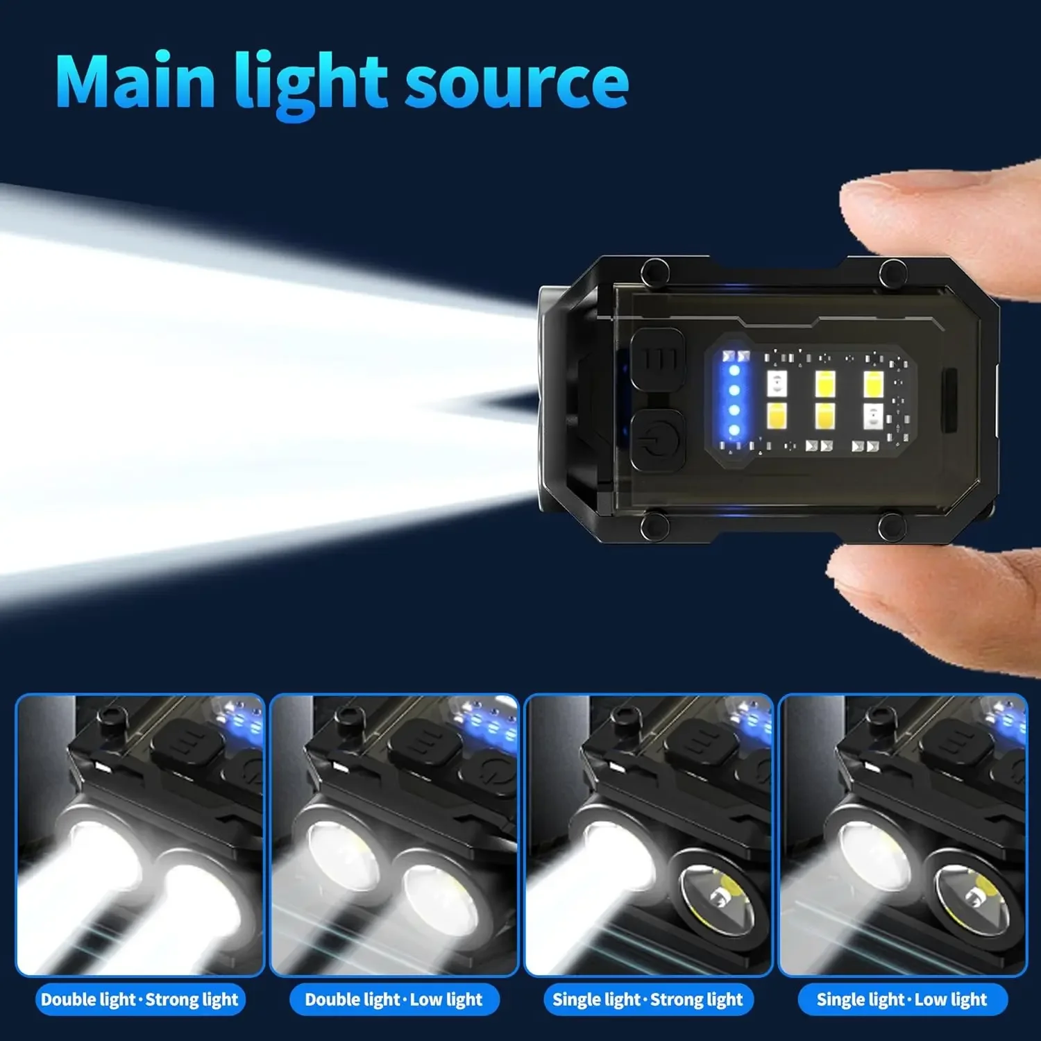 Clip-On Flashlight Rechargeabl - Fishing Light review and price