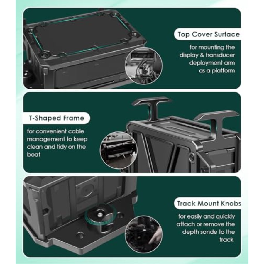 Track Mounted Battery Box for  - Fish Finder Mount review and price