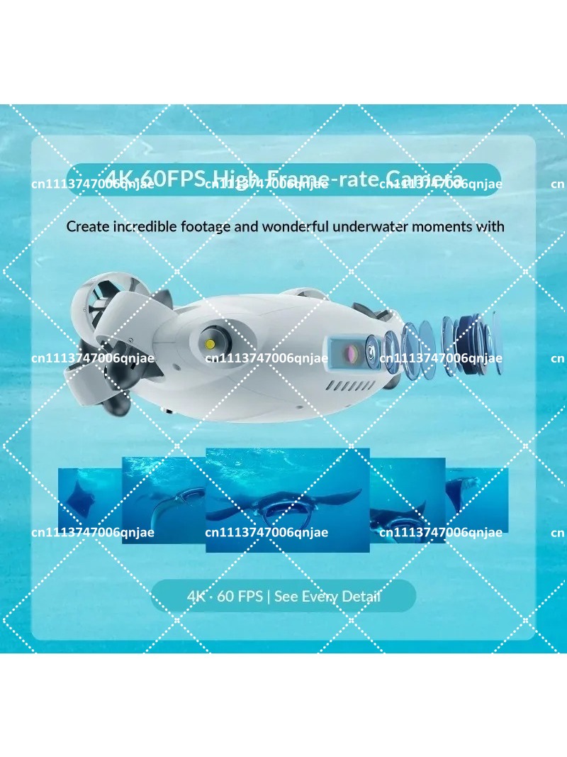 Underwater ROV Robot Diving 4K - Underwater Camera review and price
