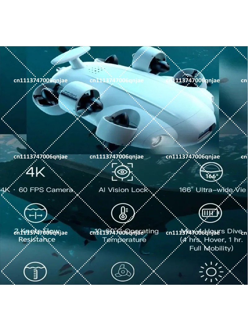 Underwater ROV Robot Diving 4K - Underwater Camera review and price