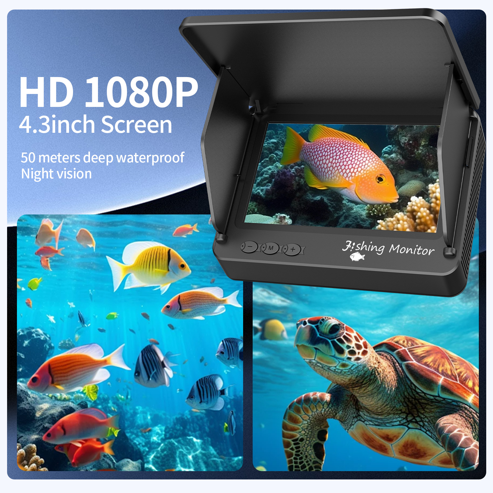 Underwater Fishing Camera 1080 - Fish Finder Portable review and price