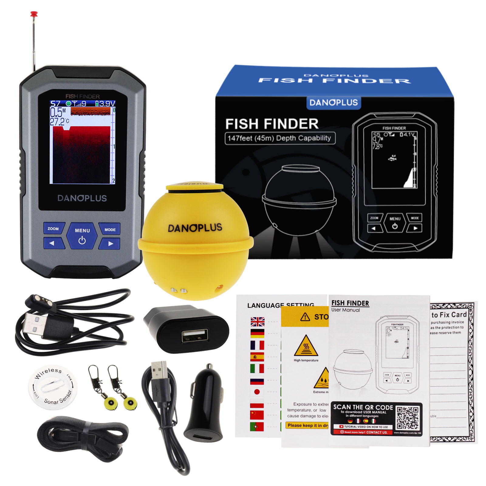 Fish Finder Wireless Sonar Sen - Fish Finder review and price