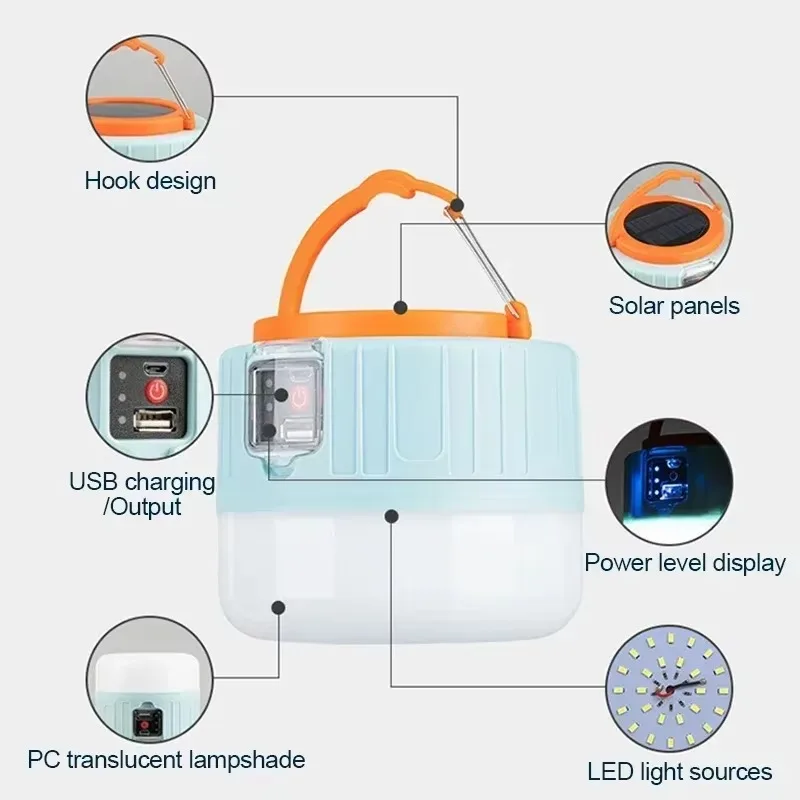 Solar Camping Lantern Recharge - Fishing Light review and price