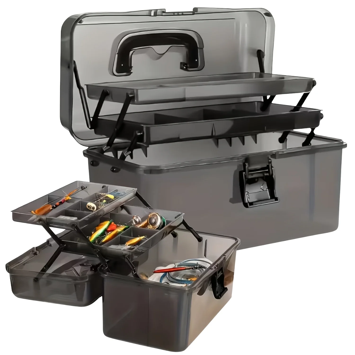 Durable PE Fishing Gear Box |  - Fish Finder Case review and price