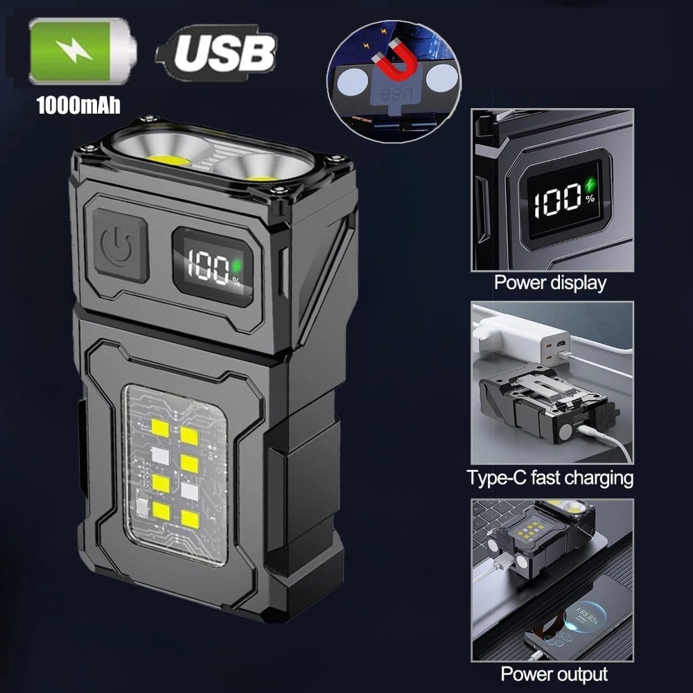 180° Rotatable LED Flashlight  - Fishing Light review and price