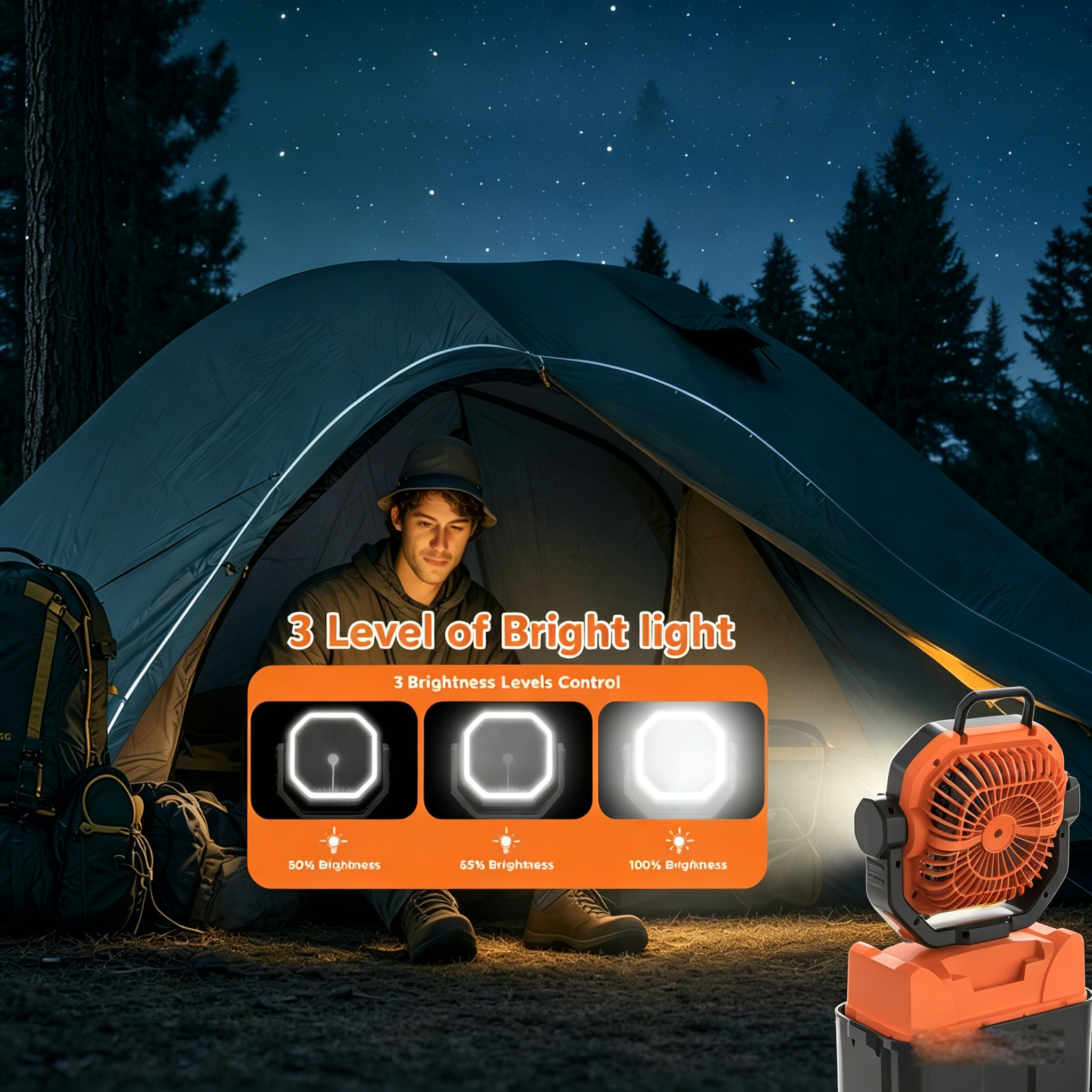 30000mAh Spray Camping Fan wit - Fish Finder Battery review and price