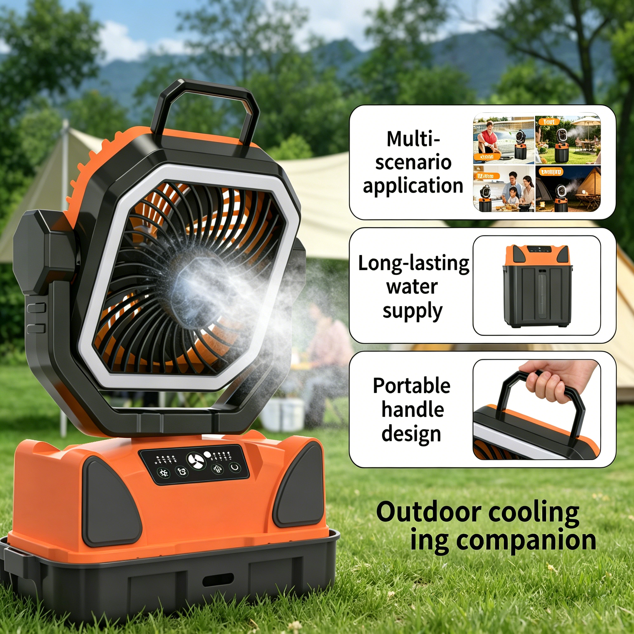 30000mAh Spray Camping Fan wit - Fish Finder Battery review and price
