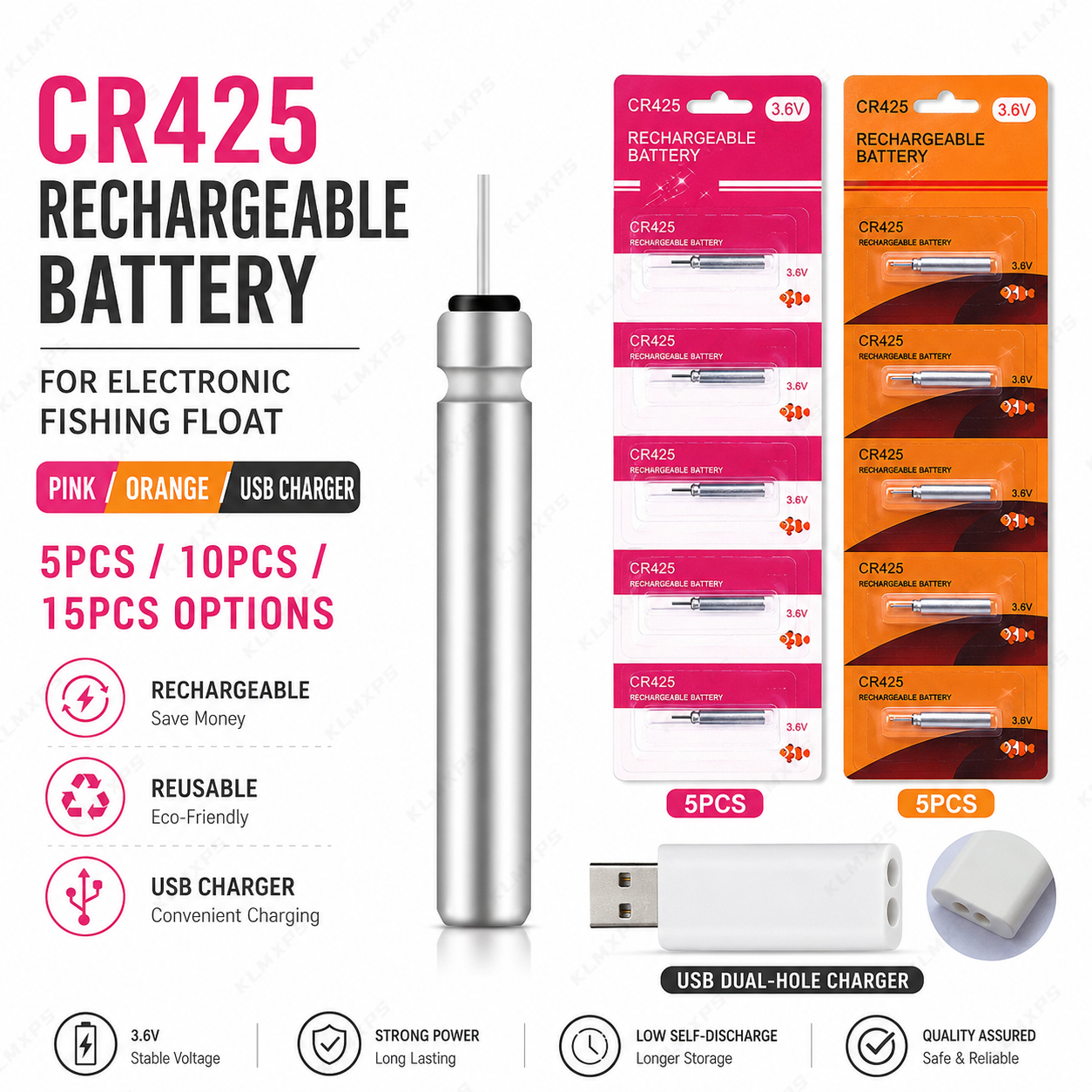 CR425 Rechargeable Battery for - Fish Finder Charger review and price