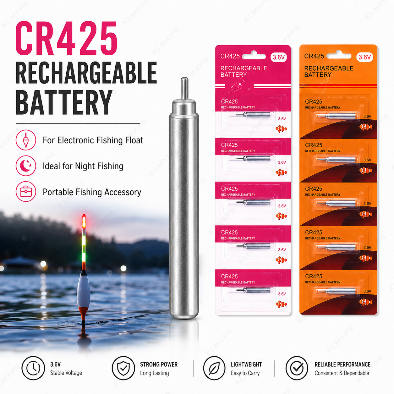 CR425 Rechargeable Battery for - Fish Finder Charger review and price