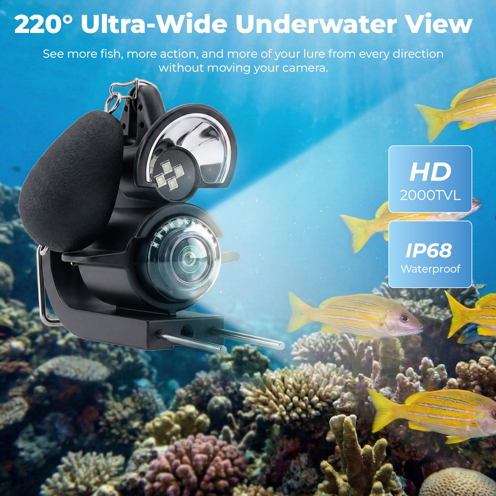 Portable Underwater Visual Fis - Fishing Depth Finder review and price