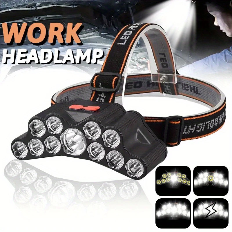 11 LED Headlamp Strong Light H - Fish Finder Battery review and price