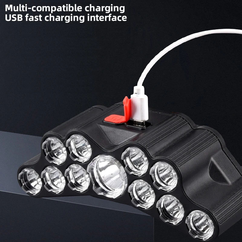 11 LED Headlamp Strong Light H - Fish Finder Battery review and price