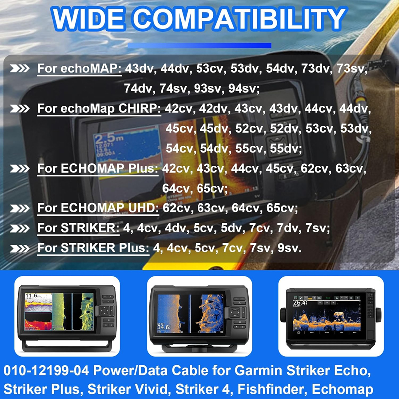 Marine 4-Pin Power Cable Conne - Fish Finder Cable review and price