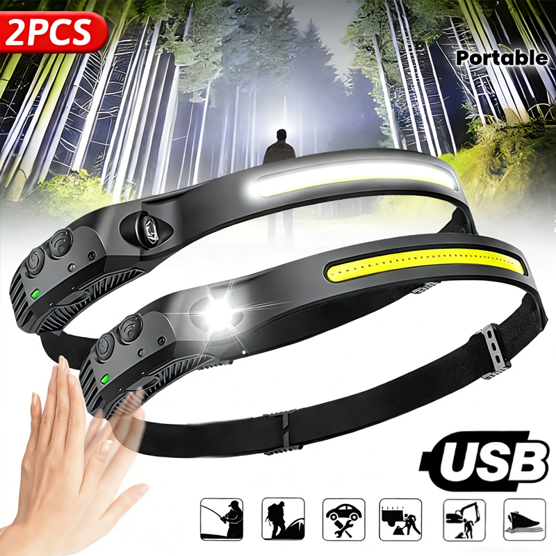 LED Sensor Headlamp Built-in B - Fish Finder Battery review and price