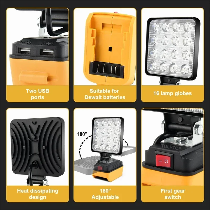 4Inch Led Light Handheld Spotl - Fish Finder Battery review and price