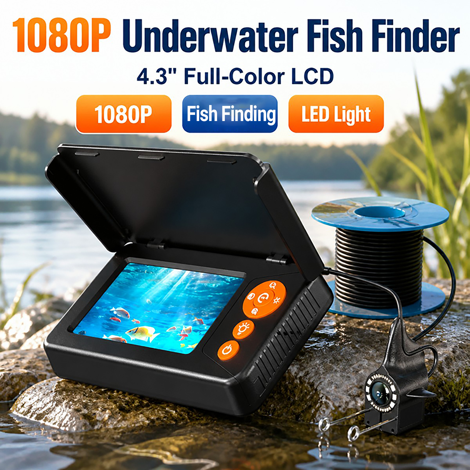 Fish Finder Underwater Camera  - Fishing Depth Finder review and price