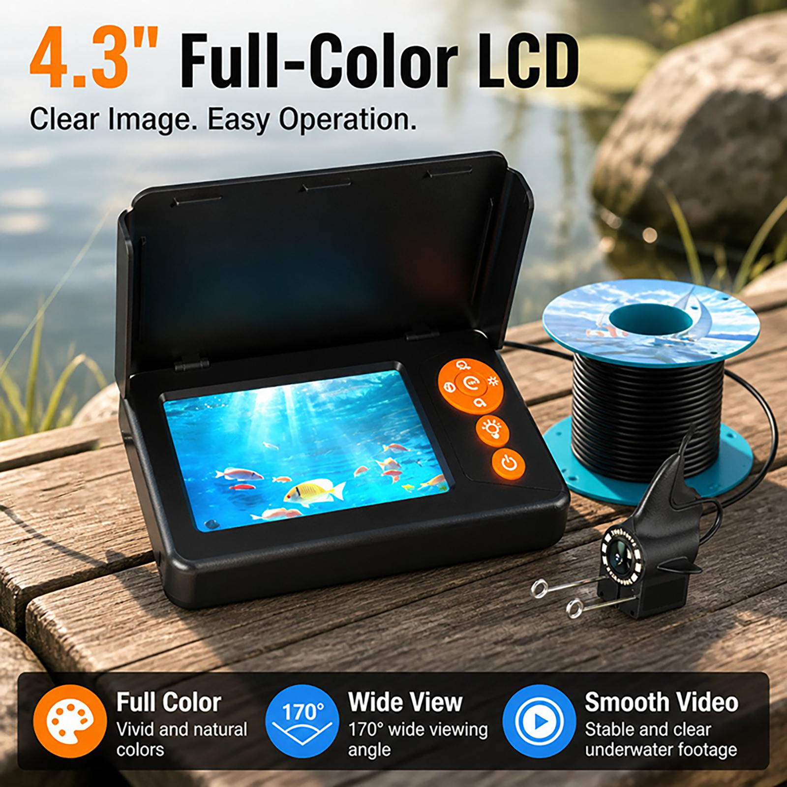 Fish Finder Underwater Camera  - Fishing Depth Finder review and price