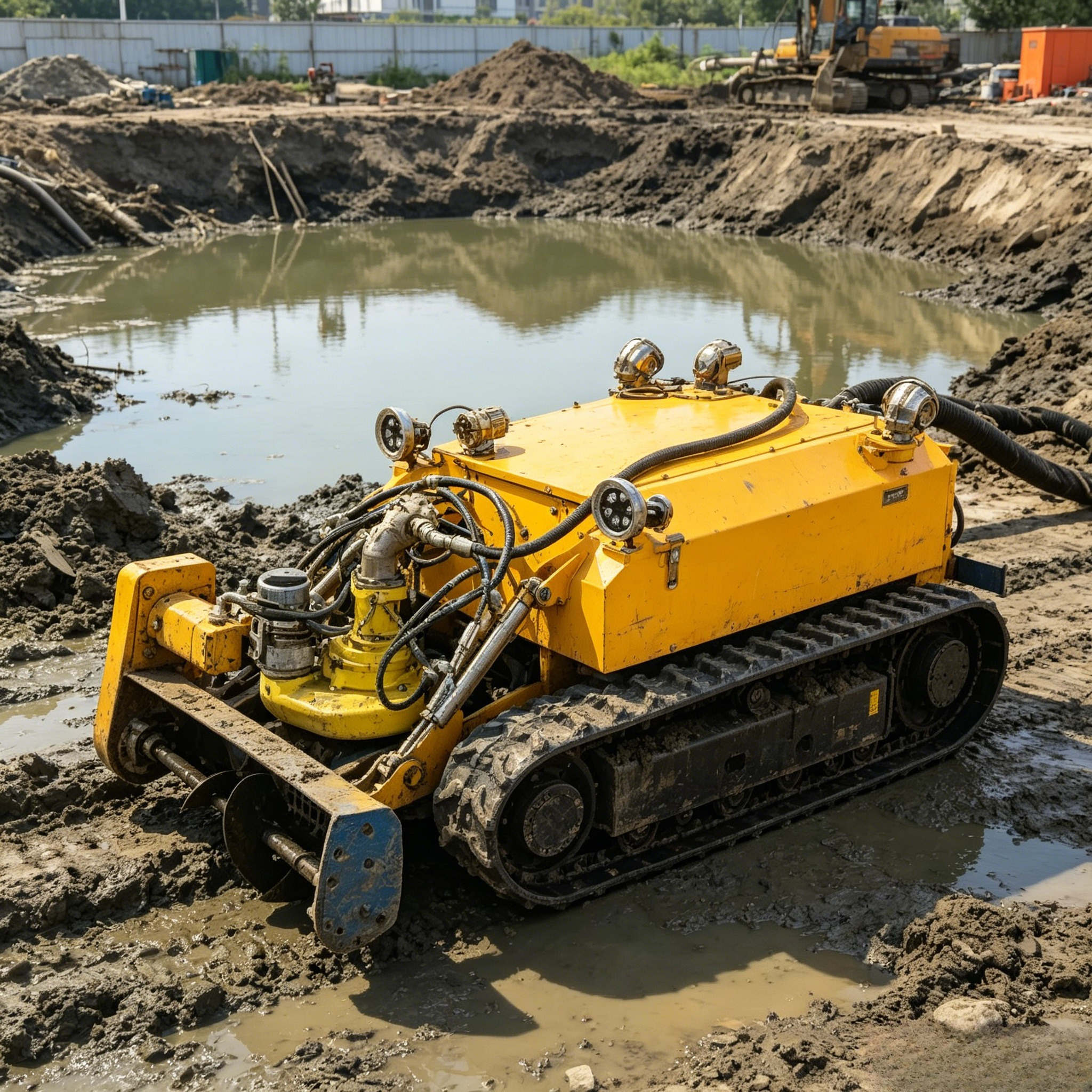 Underwater Dredging Robot Rive - Underwater Camera review and price