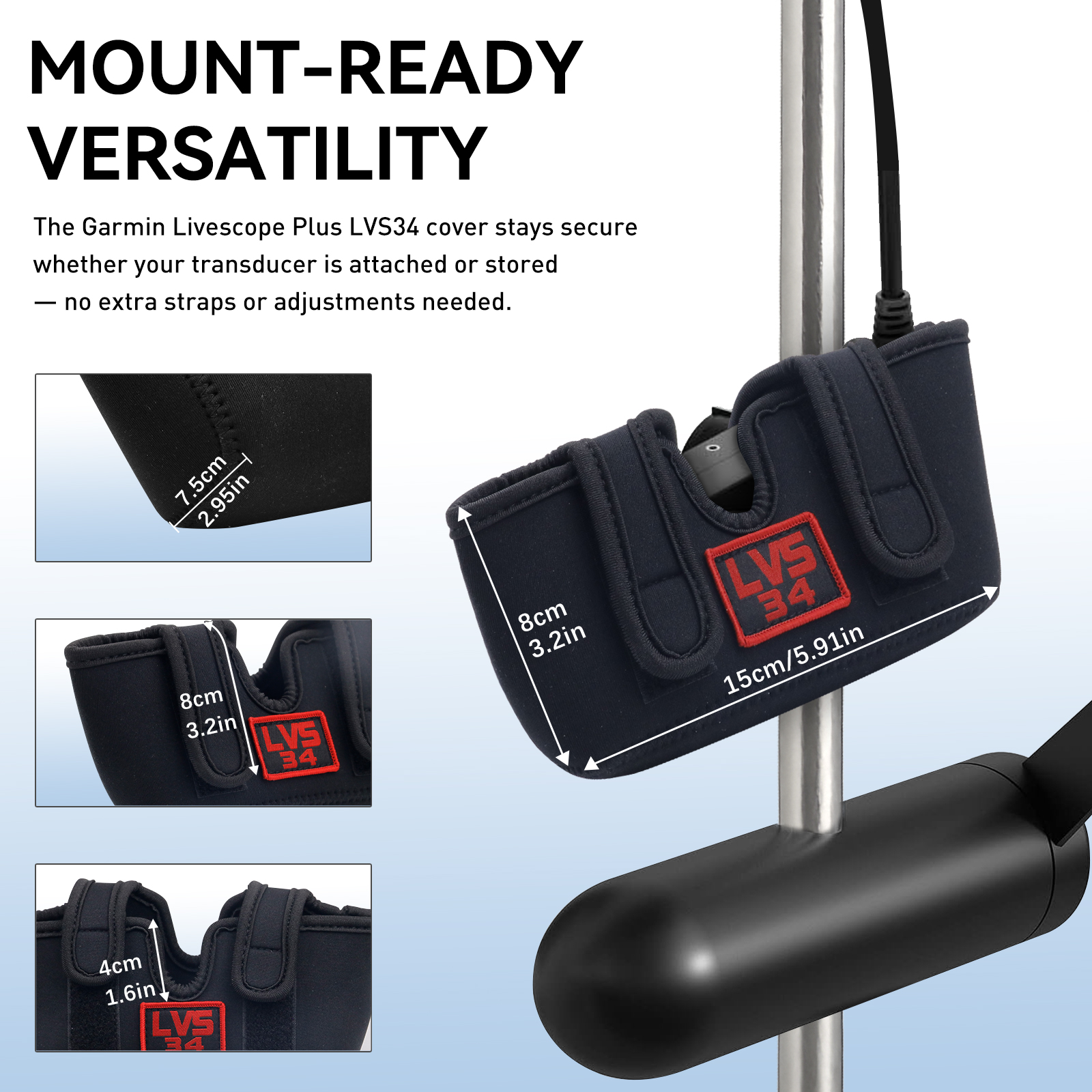 LVS34 Marine Garmin Transducer - Fish Finder Case review and price