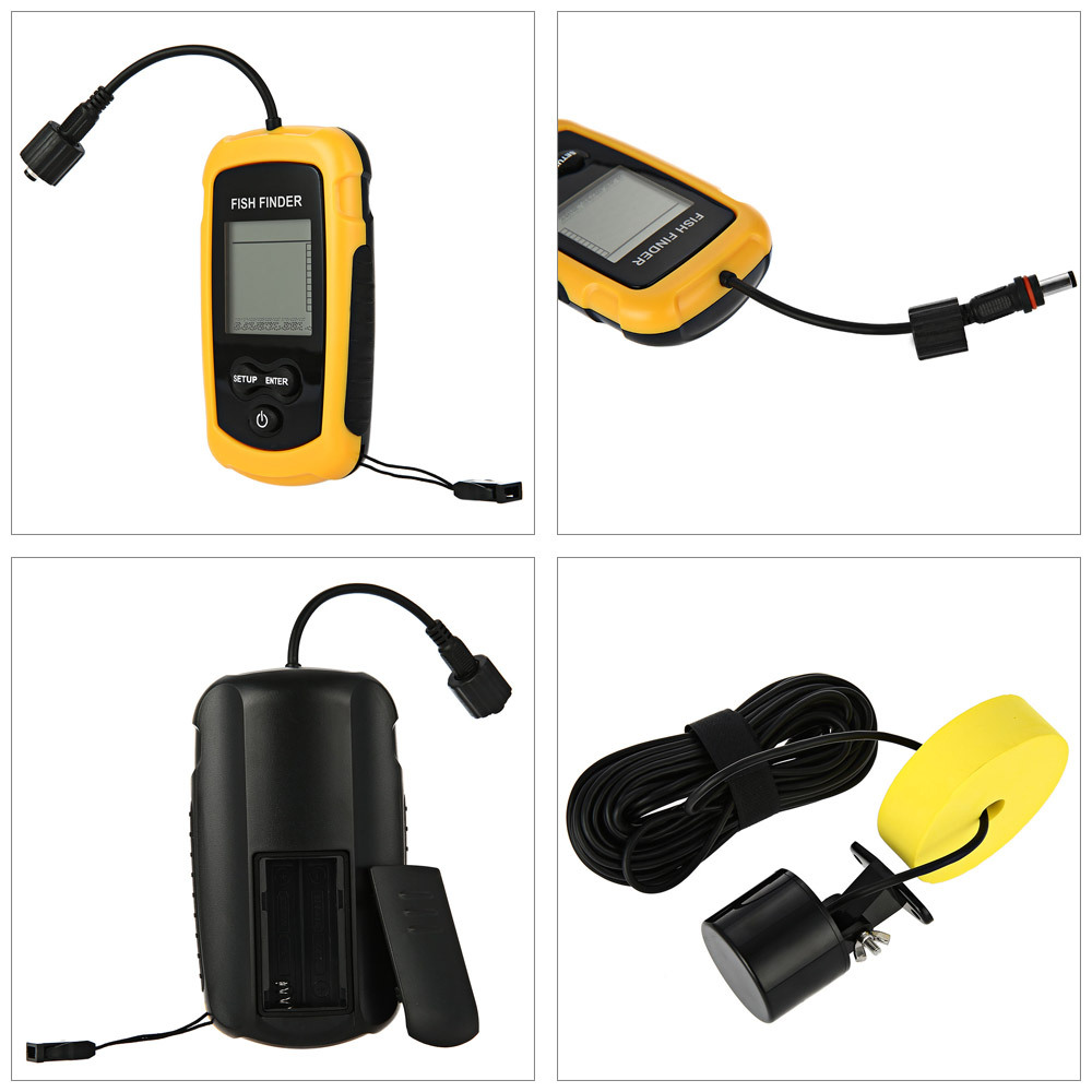 Alarm 100M Portable Sonar Fish - Fishing Depth Finder review and price