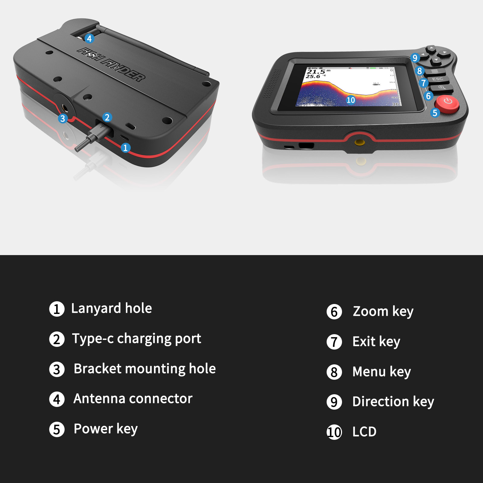 FindFish 200M Portable Fish Fi - Fish Finder Portable review and price