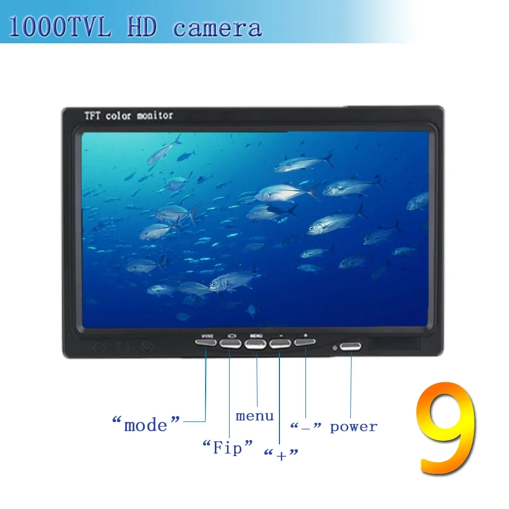 Fish finder F08A 9inch Underwa - Fishing Camera review and price