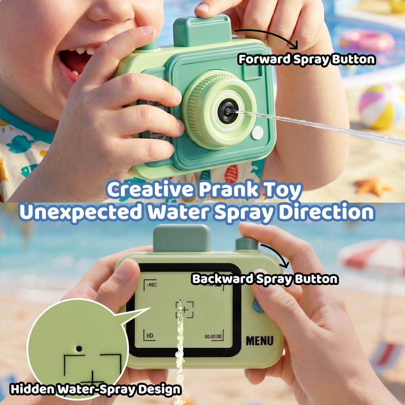 Double-sided Water Gun Camera  - Underwater Camera review and price