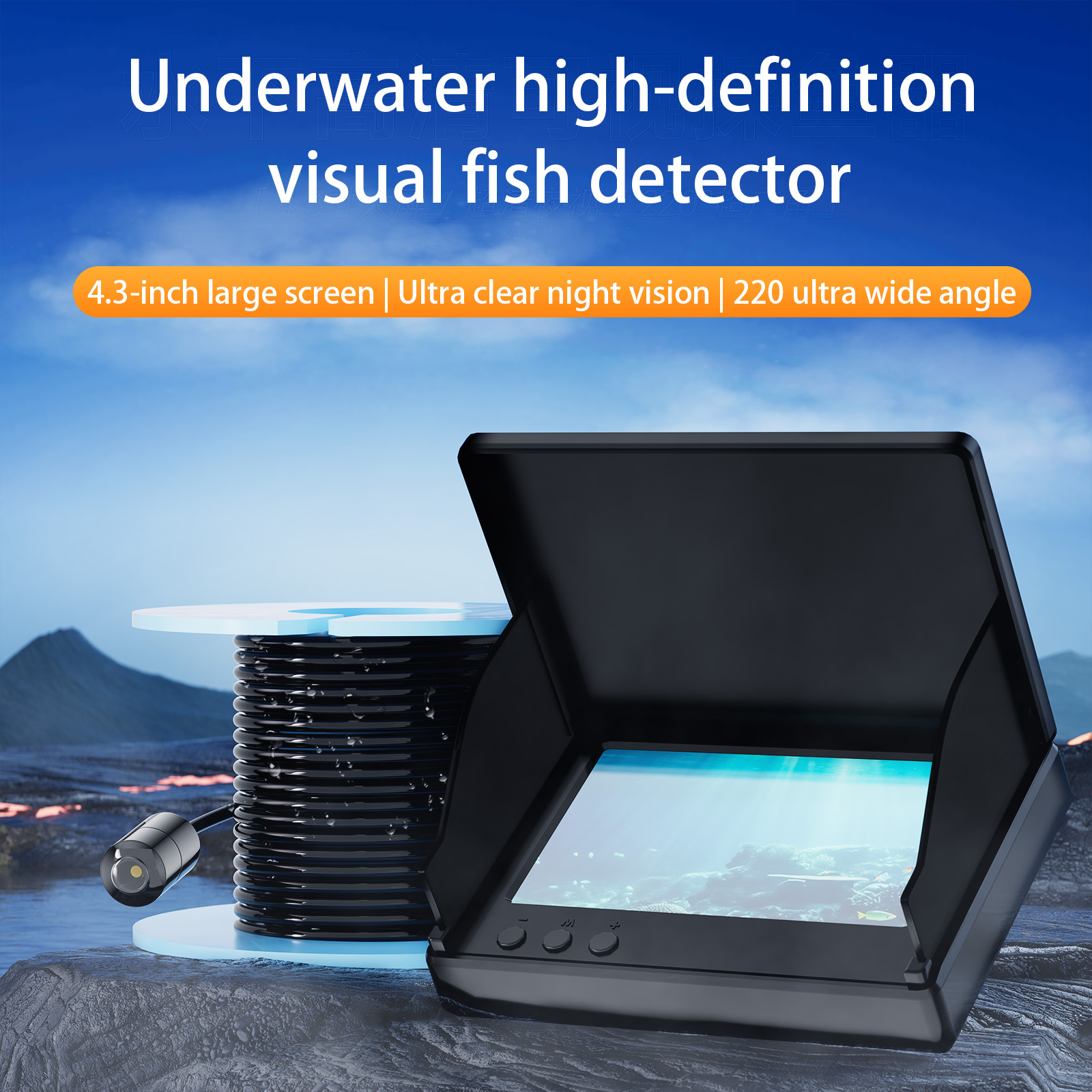 4.3 Inch Underwater 15/30M Fis - Fishing Camera review and price