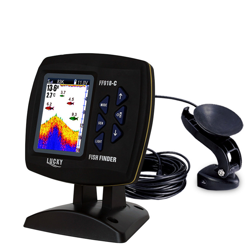 FF918-C100DS Color Screen Wire - Fishing Depth Finder review and price