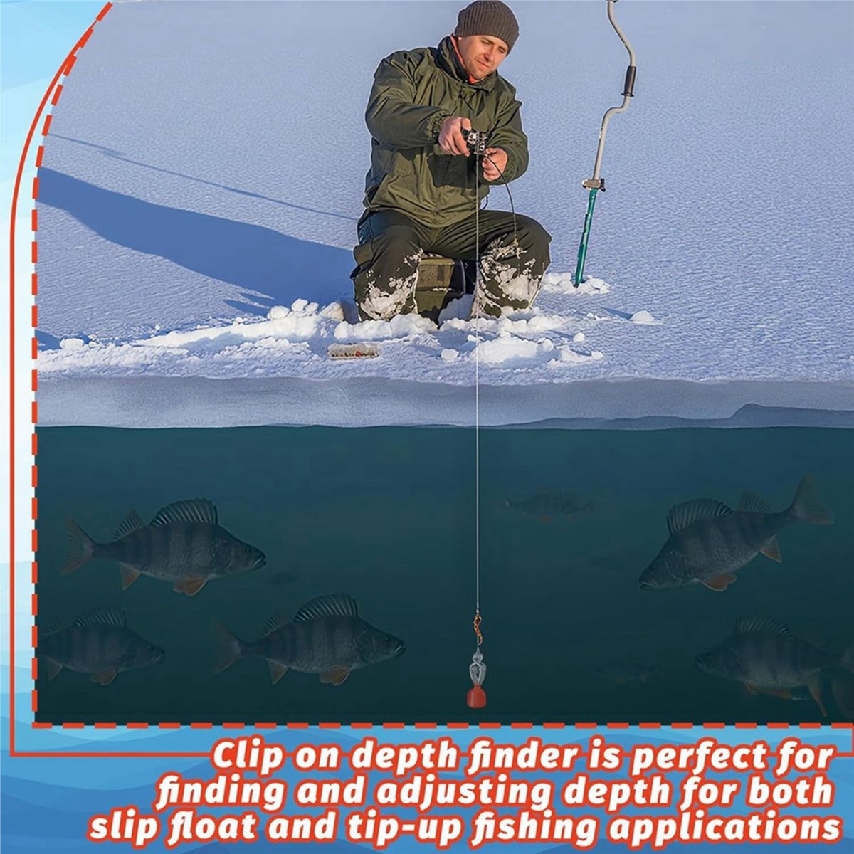 618 Mega Sale 4 Pack Depth Fin - Fishing Depth Finder review and price