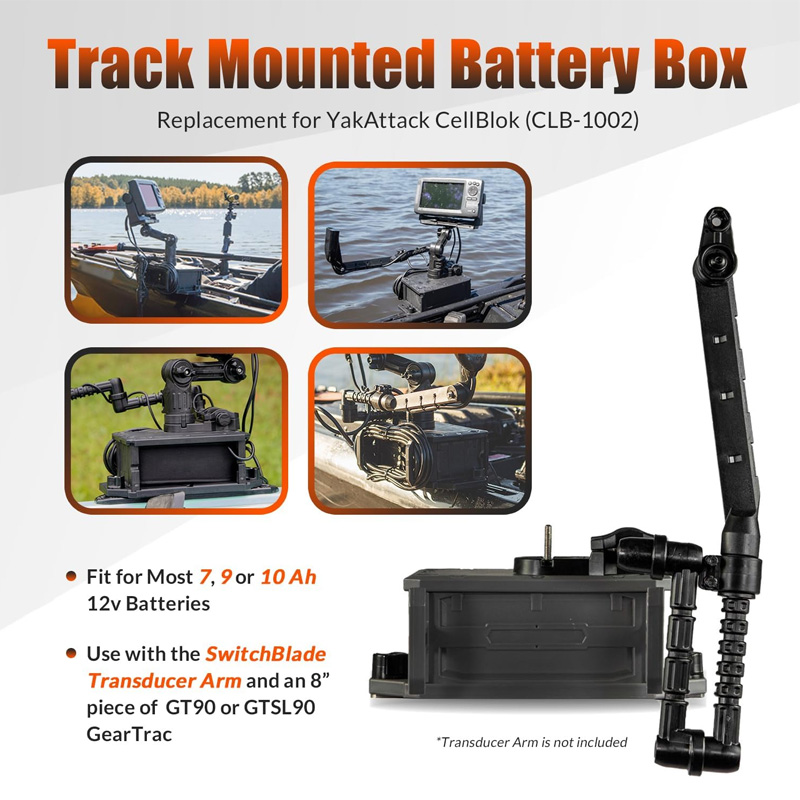Track Mounted Battery Box for  - Fish Finder Mount review and price