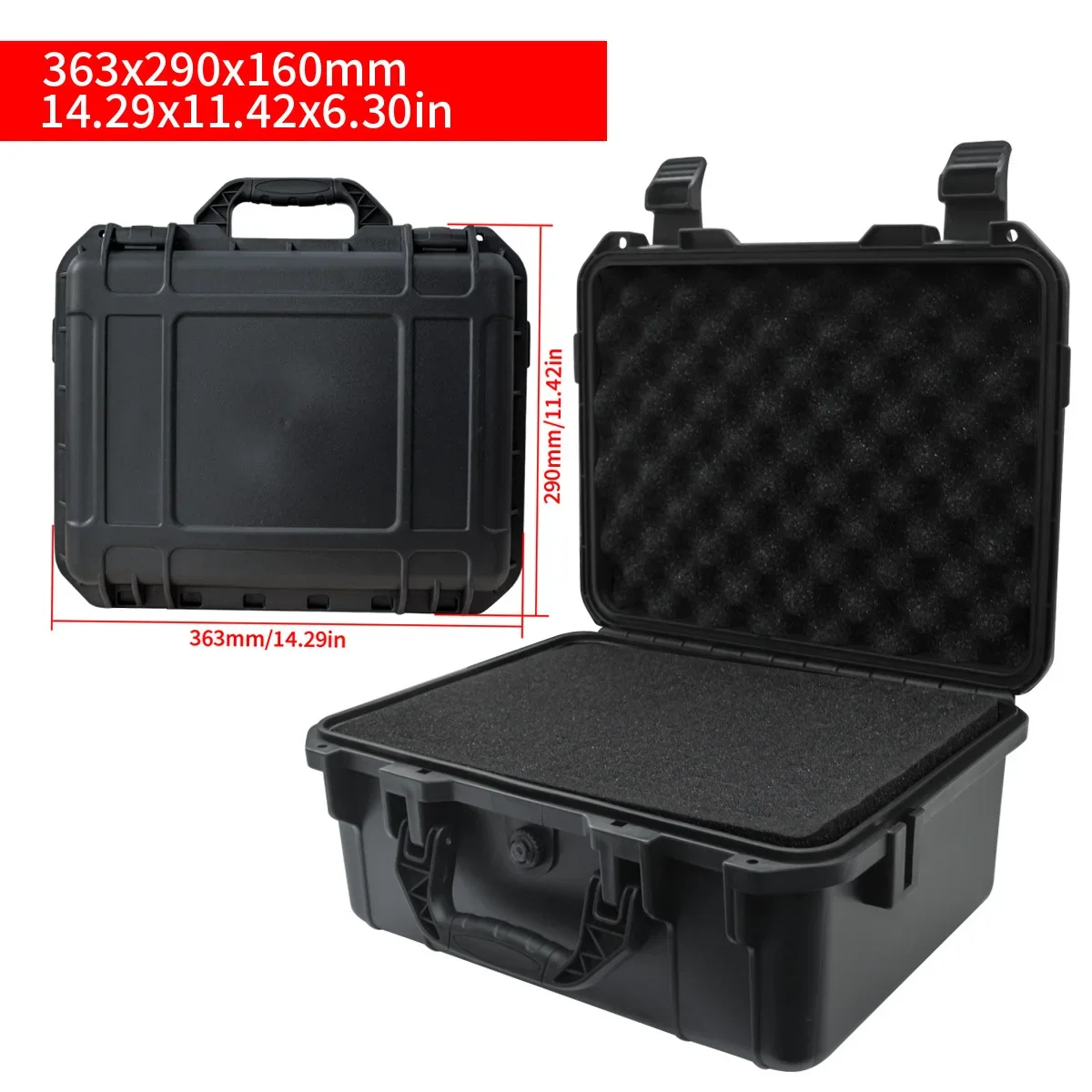1 portable toolbox with pre cu - Fish Finder Case review and price