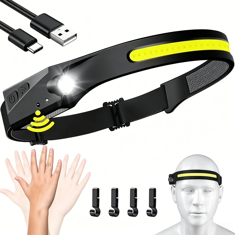 Sensor Headlamp LED Head Flash - Fish Finder Battery review and price