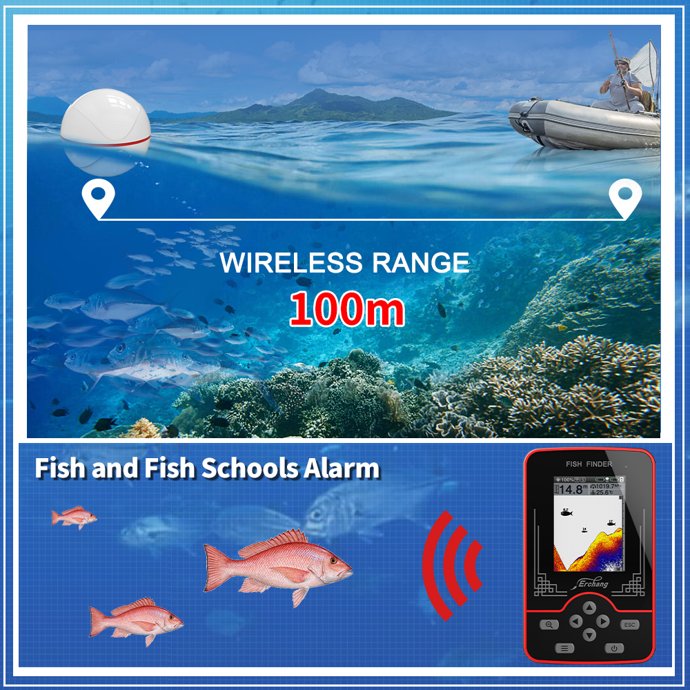 Erchang F13 Wireless Sounder F - Fish Finder Gps review and price