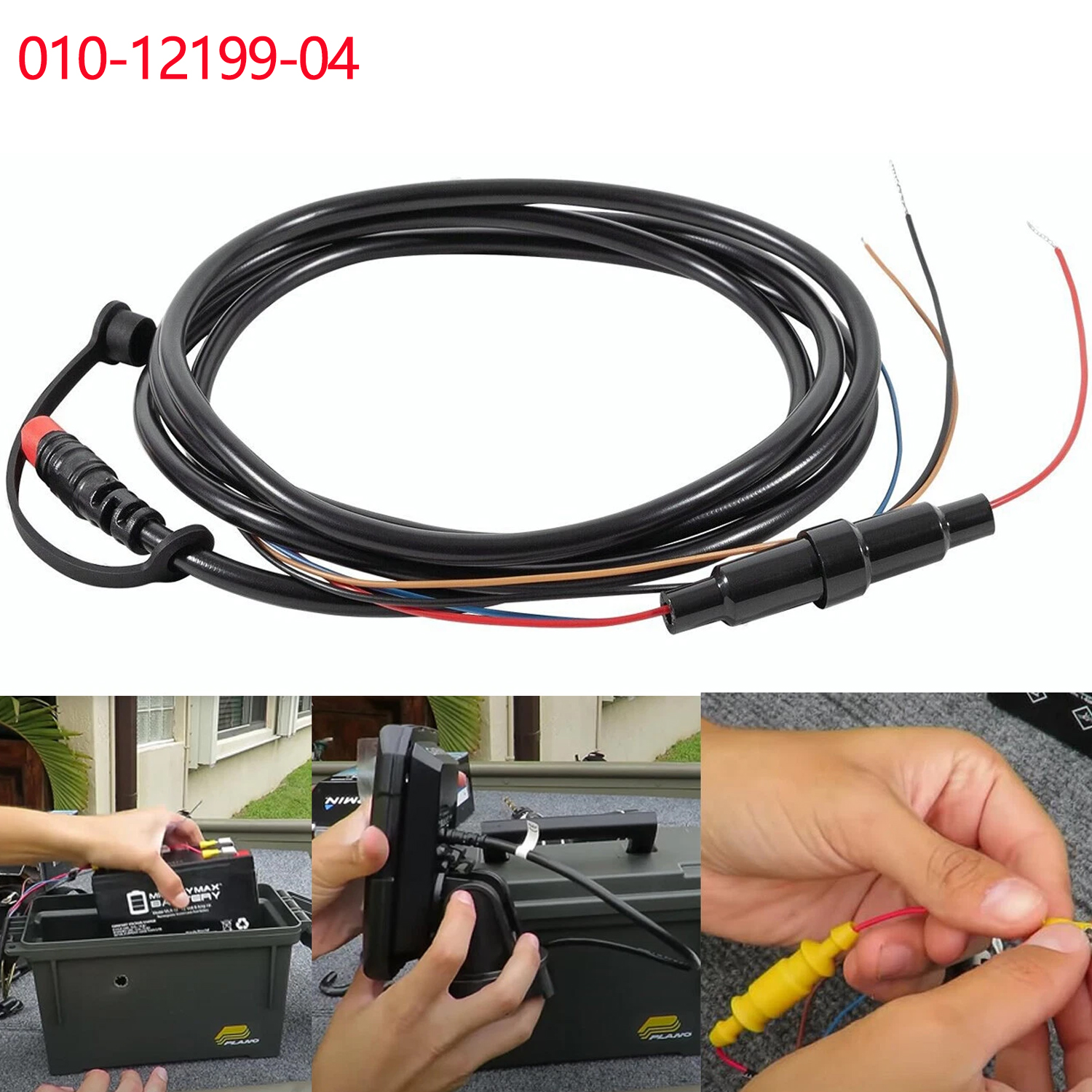 010-12199-04 Power/Data Cable  - Fish Finder Cable review and price