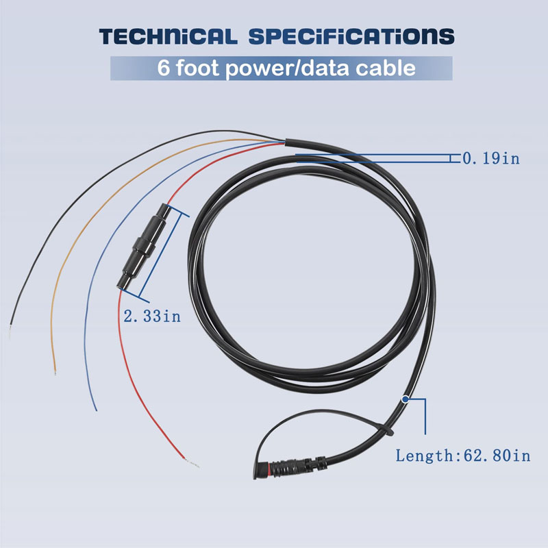 010-12199-04 Power/Data Cable  - Fish Finder Cable review and price