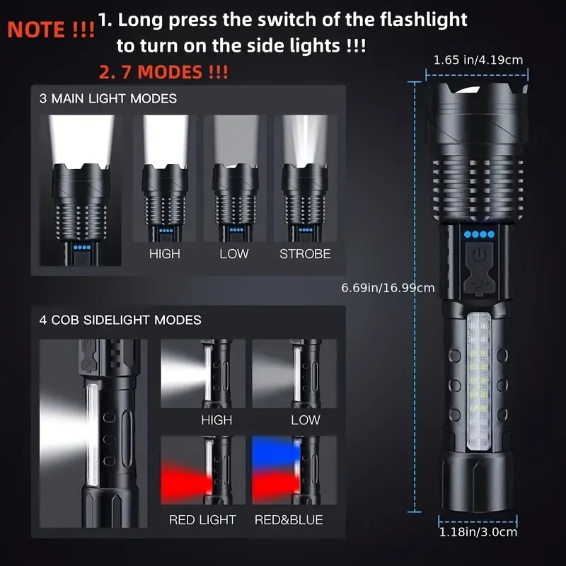 Powerful LED Flashlight Batter - Fishing Light review and price