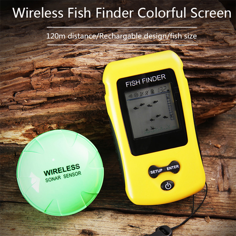 Brand New Colorful Wireless Fi - Fish Finder Transducer review and price